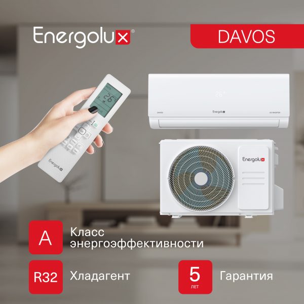 Инверторная сплит-система Energolux DAVOS SAS07R1-AI / SAU07R1-AI — изображение 6