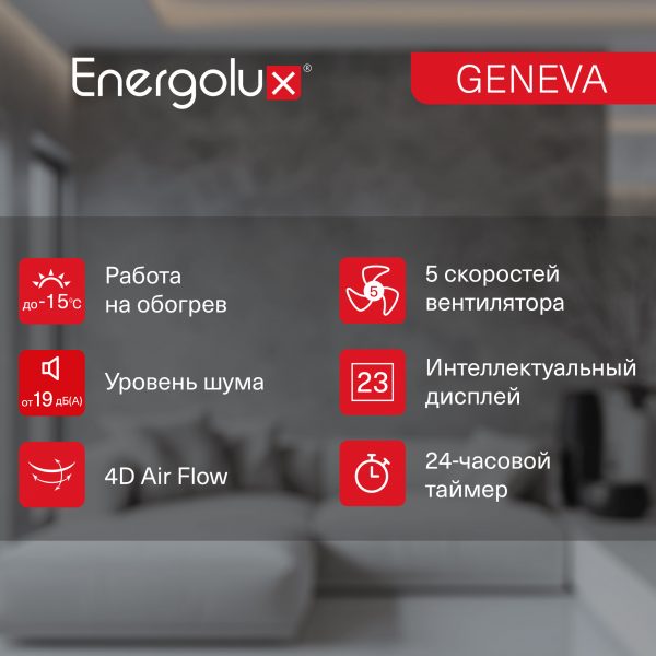 Инверторная сплит-система Energolux GENEVA SAS07G4-AI/SAU07G4-AI — изображение 6