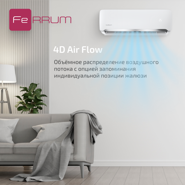 Сплит-система FeRRUM Force (on/off)  FIS09F2 / FOS09F2 — изображение 5